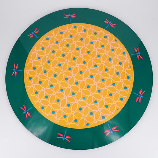 SOTTOPIATTO TONDO LIBELLULE