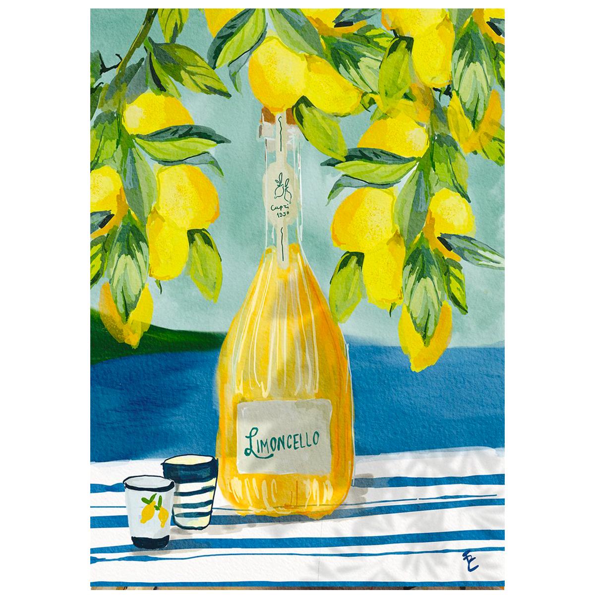 Stampa digitale It's always Limoncello time 20X30 CM STAMPA DIGITALE 20X30 ITS ALWAYS LIMONCELLO TIME EKATERINA ZAGORSKA 