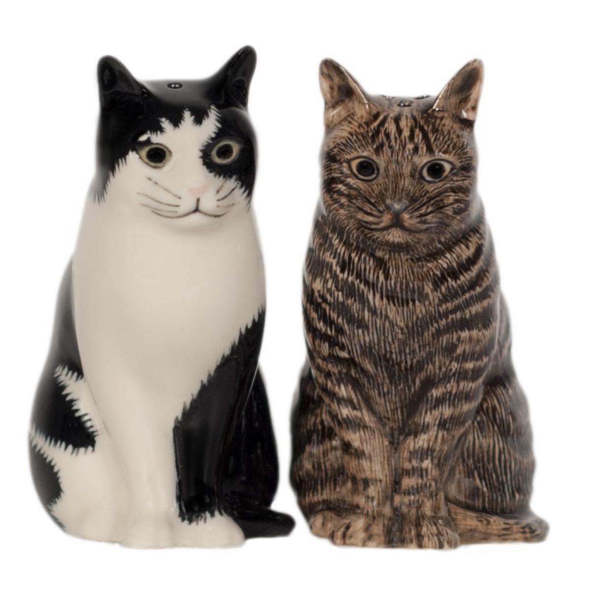 Sale e pepe GATTI bianco nero / tigrato marrone SALE E PEPE GATTI BARNEY AND CLEMENTINE  QUAIL 