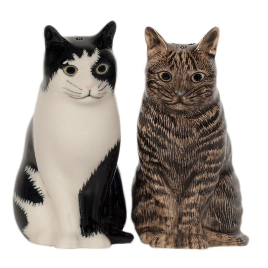 Sale e pepe GATTI bianco nero / tigrato marrone SALE E PEPE GATTI BARNEY AND CLEMENTINE  QUAIL 