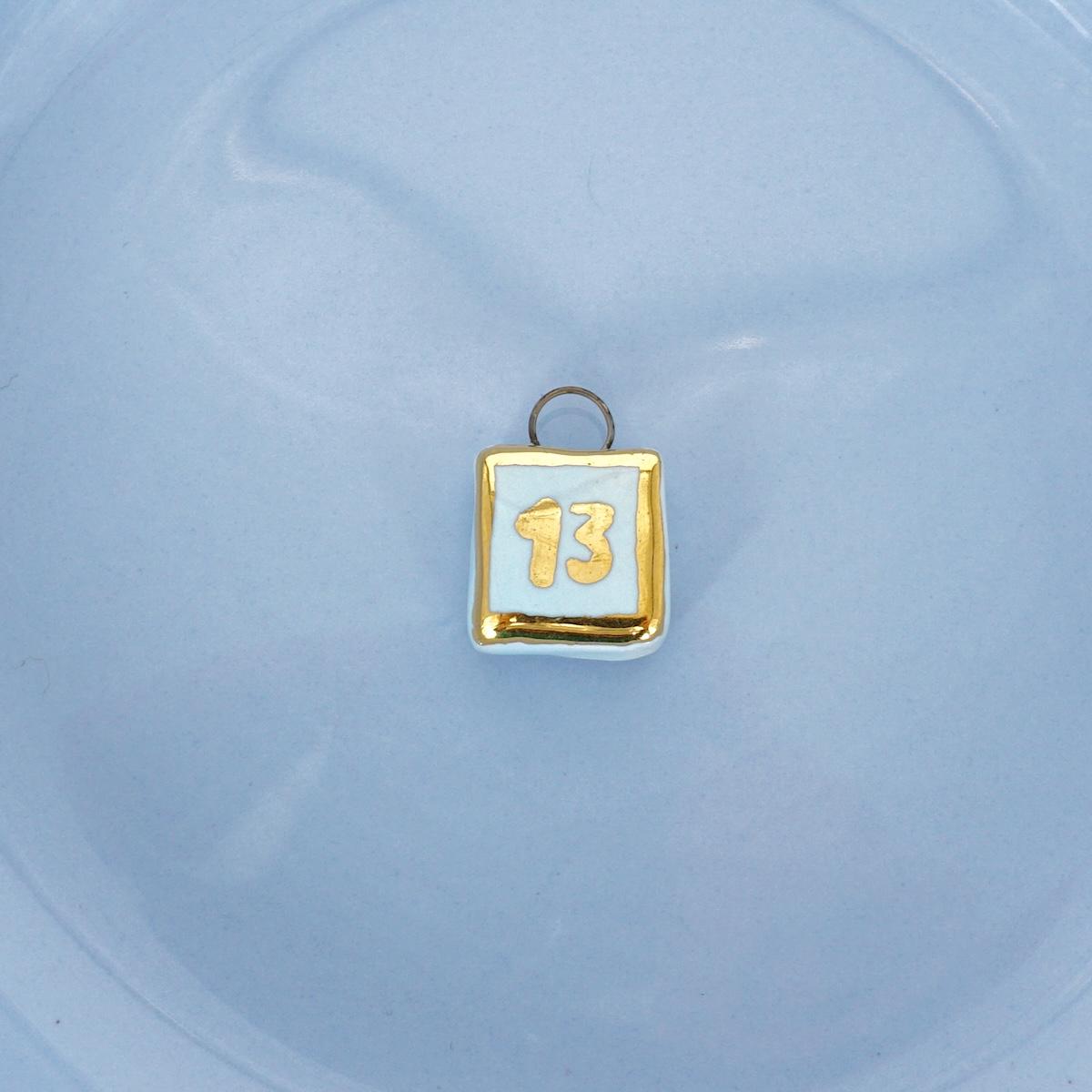 Charm in ceramica 13 PIATTO CHARM 13 PIATTO AMODINO 