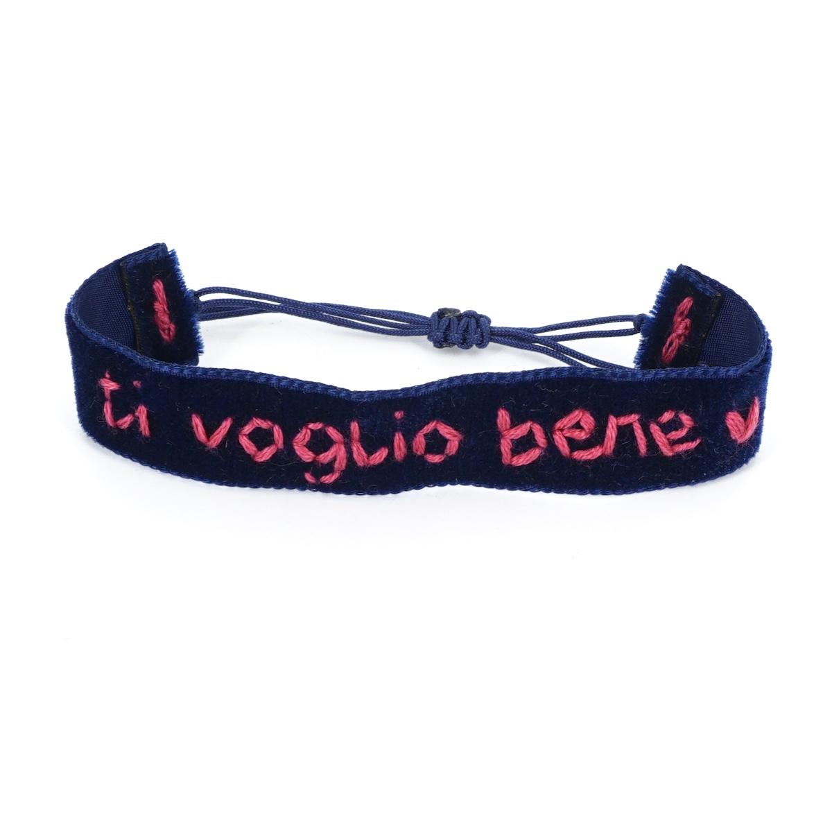 Bracciale in velluto TI VOGLIO BENE BRACCIALE VELLUTO TI VOGLIO BENE NOMADEA 