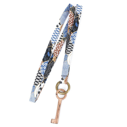 Portachiavi lungo GIAPPONE BLU PORTACHIAVI LUNGO GIAPPONE BLU SEN FACTORY 