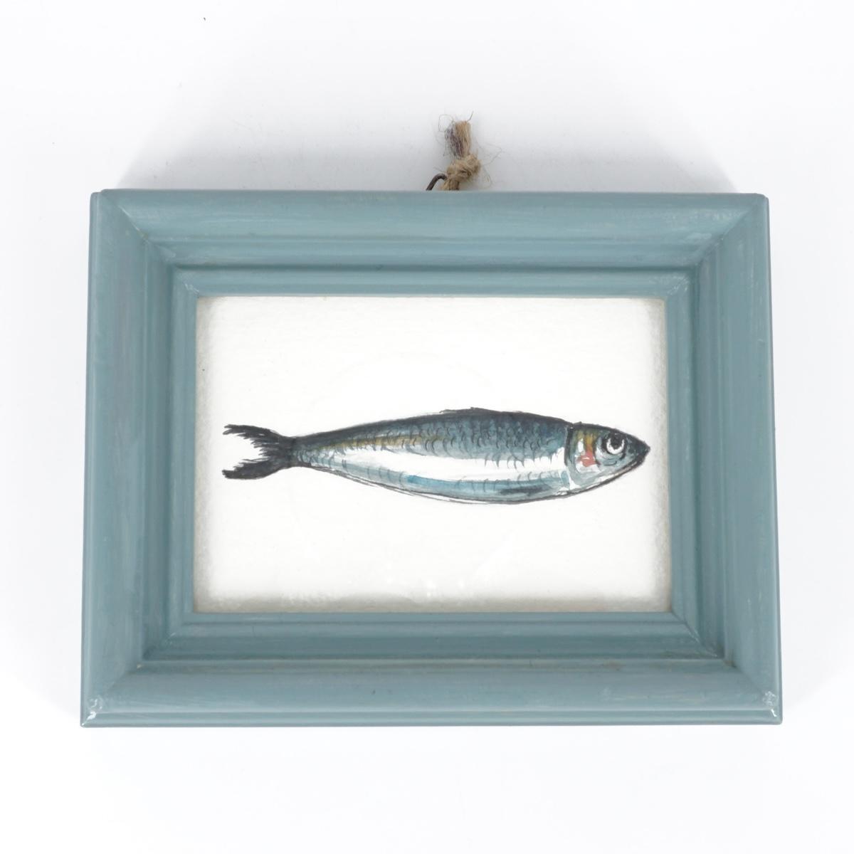 Quadretto SARDINA CORNICE RETTANGOLARE AZZURRA SARDINA CORNICE RETT AZZURRA  CATERINA BERTA 