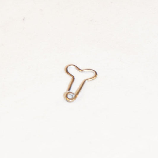 Pendant p gold plated bronze