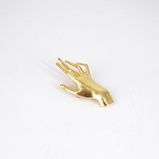 BRASS HAND Brooch