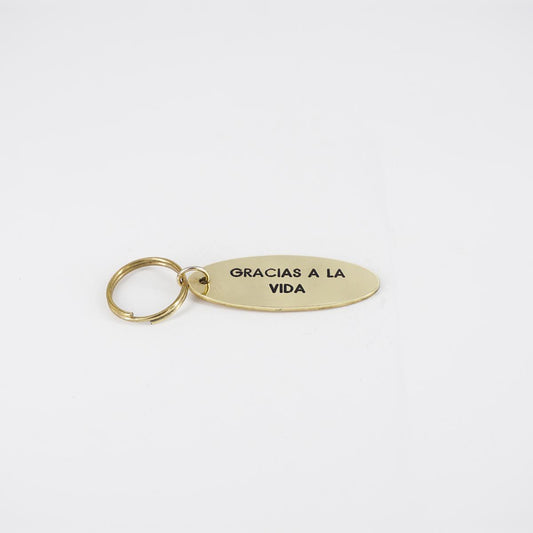 Portachiavi ovale GRACIAS A LA VIDA