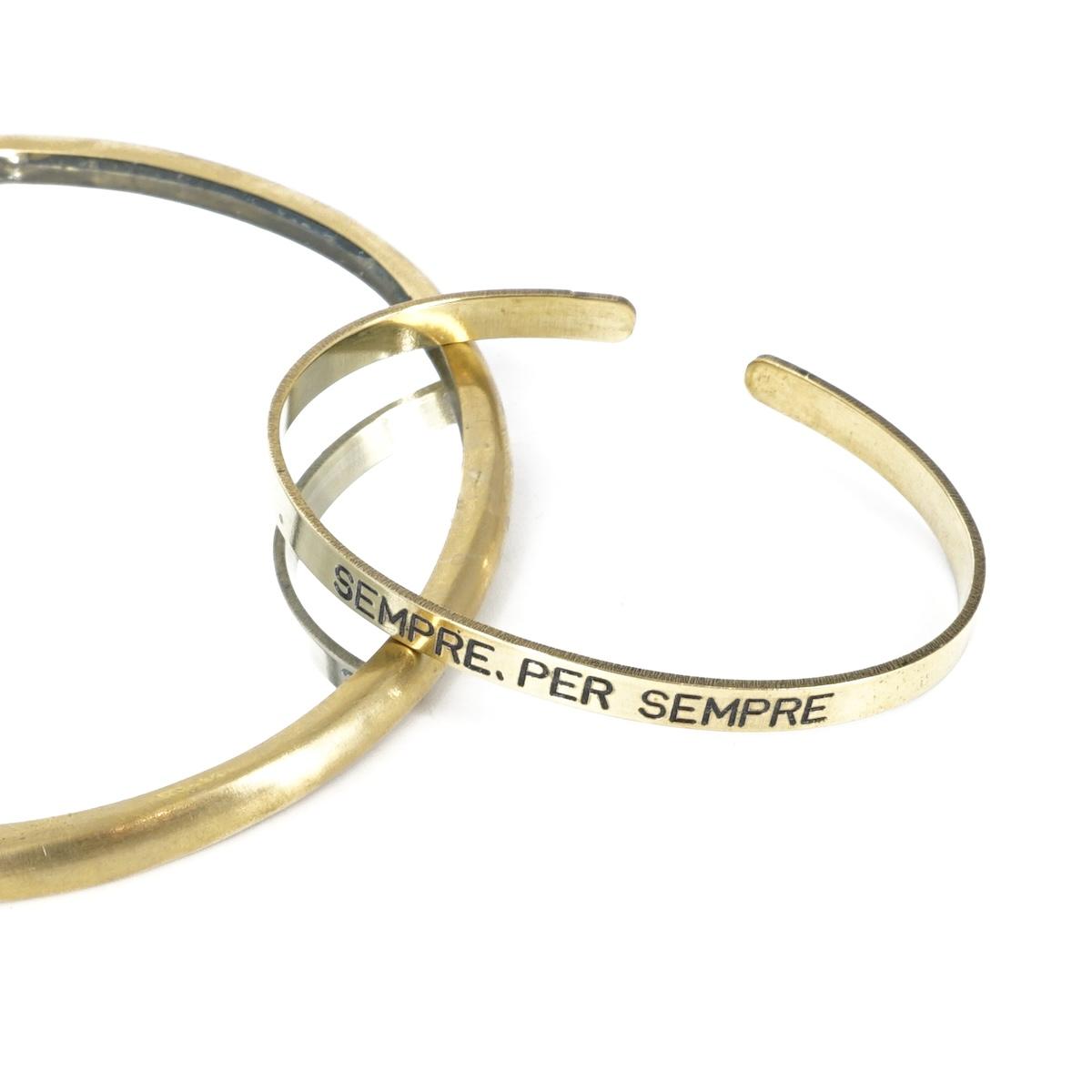 Bracciale fascia super sottile SEMPRE, PER SEMPRE BRACCIALE SUPER SOTTILE SEMPRE, PER SEMPRE BERC SOPHIE 
