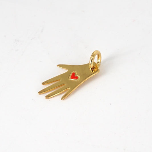 Charm manitas SMALL HEART ENAMEL