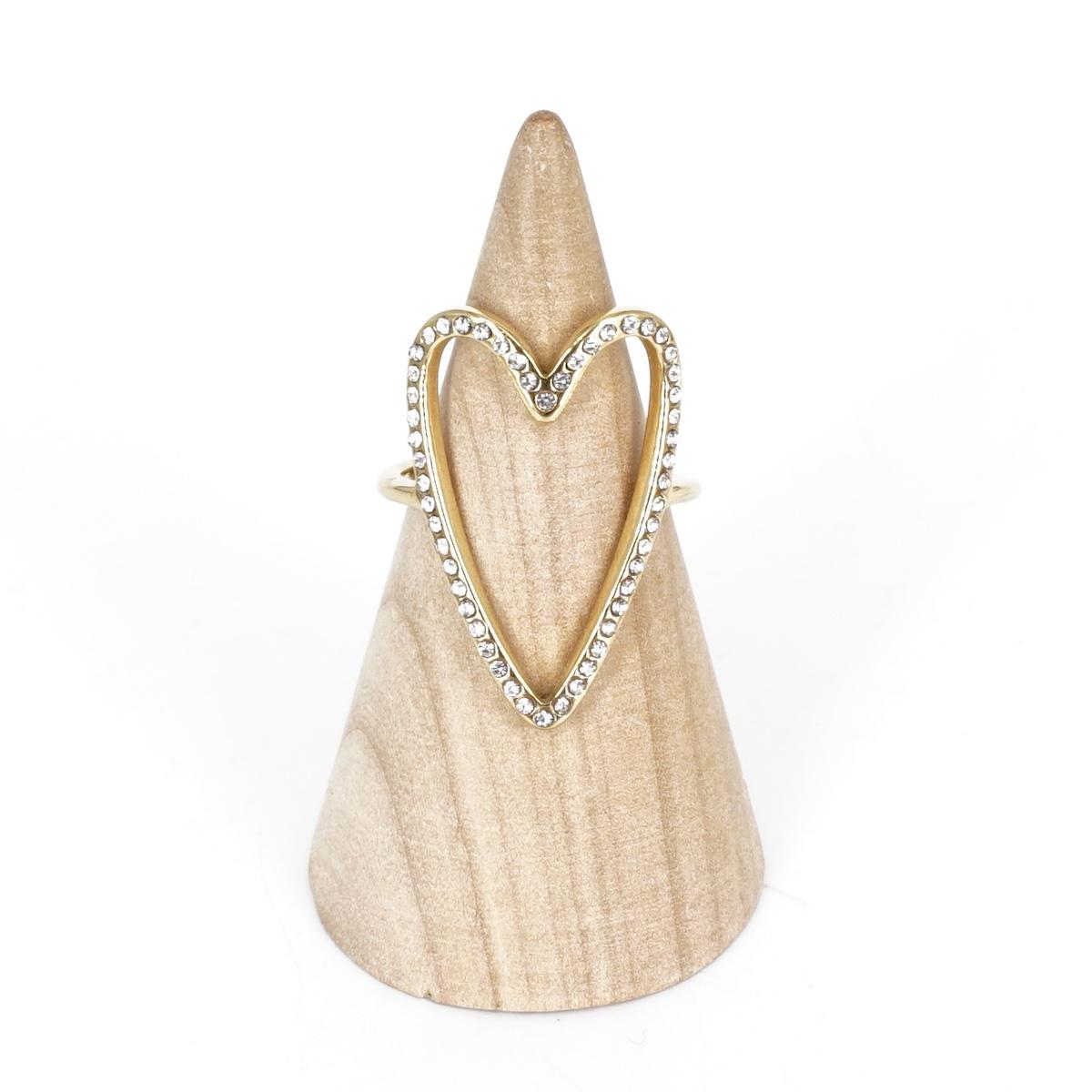 ANELLO CUORE LINEA STRASS ANELLO CUORE LINEA STRASS  SOPHIE GIOIELLI 