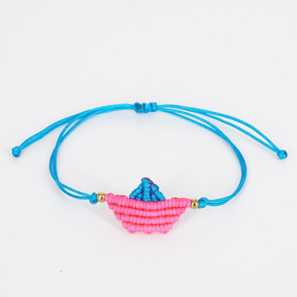 Bracciale BARCHETTA TURCHESE E FUCSIA BRACCIALE BARCHETTA TURCHESE/FUCSIA NOMADEA 