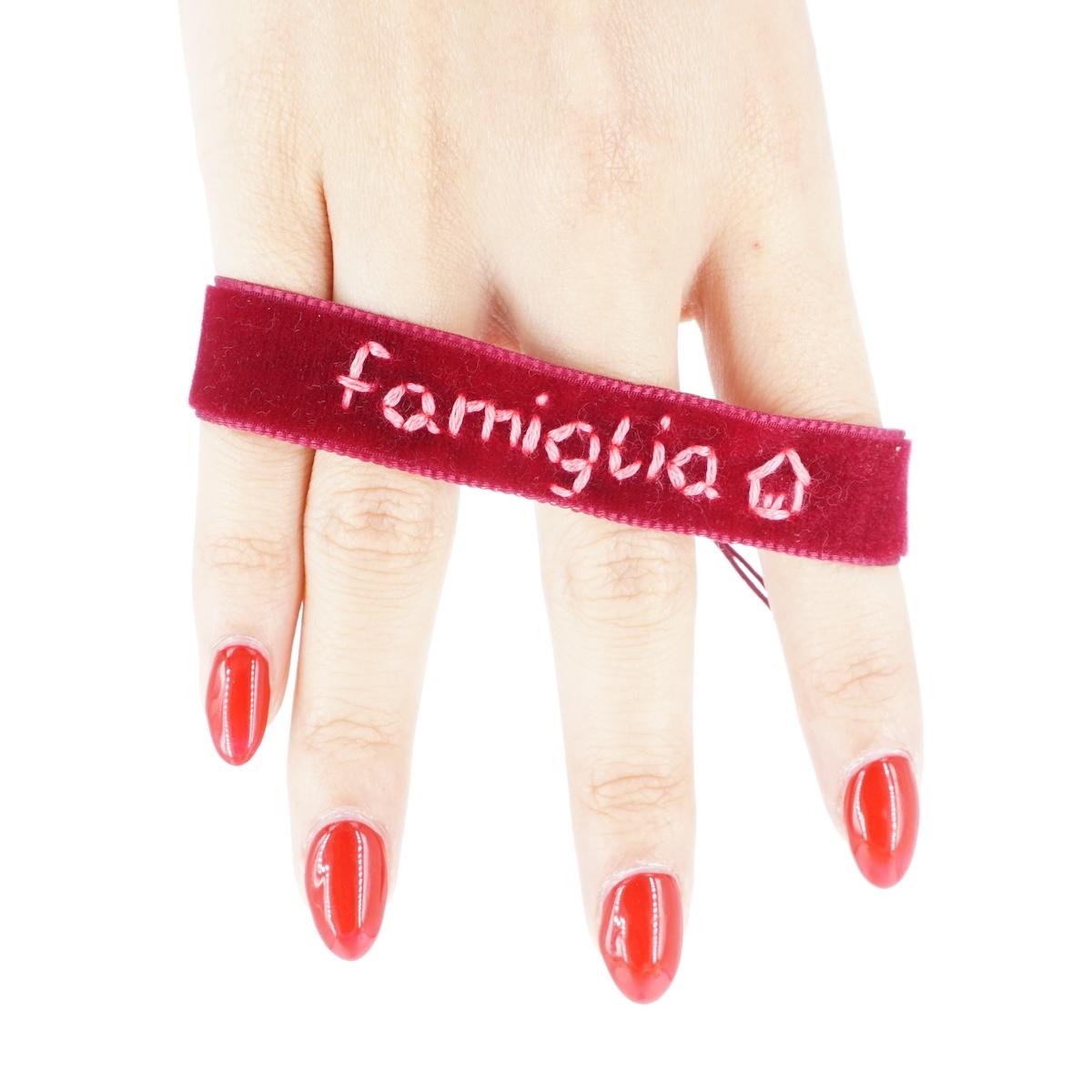 Bracciale in velluto FAMIGLIA BRACCIALE VELLUTO FAMIGLIA NOMADEA 