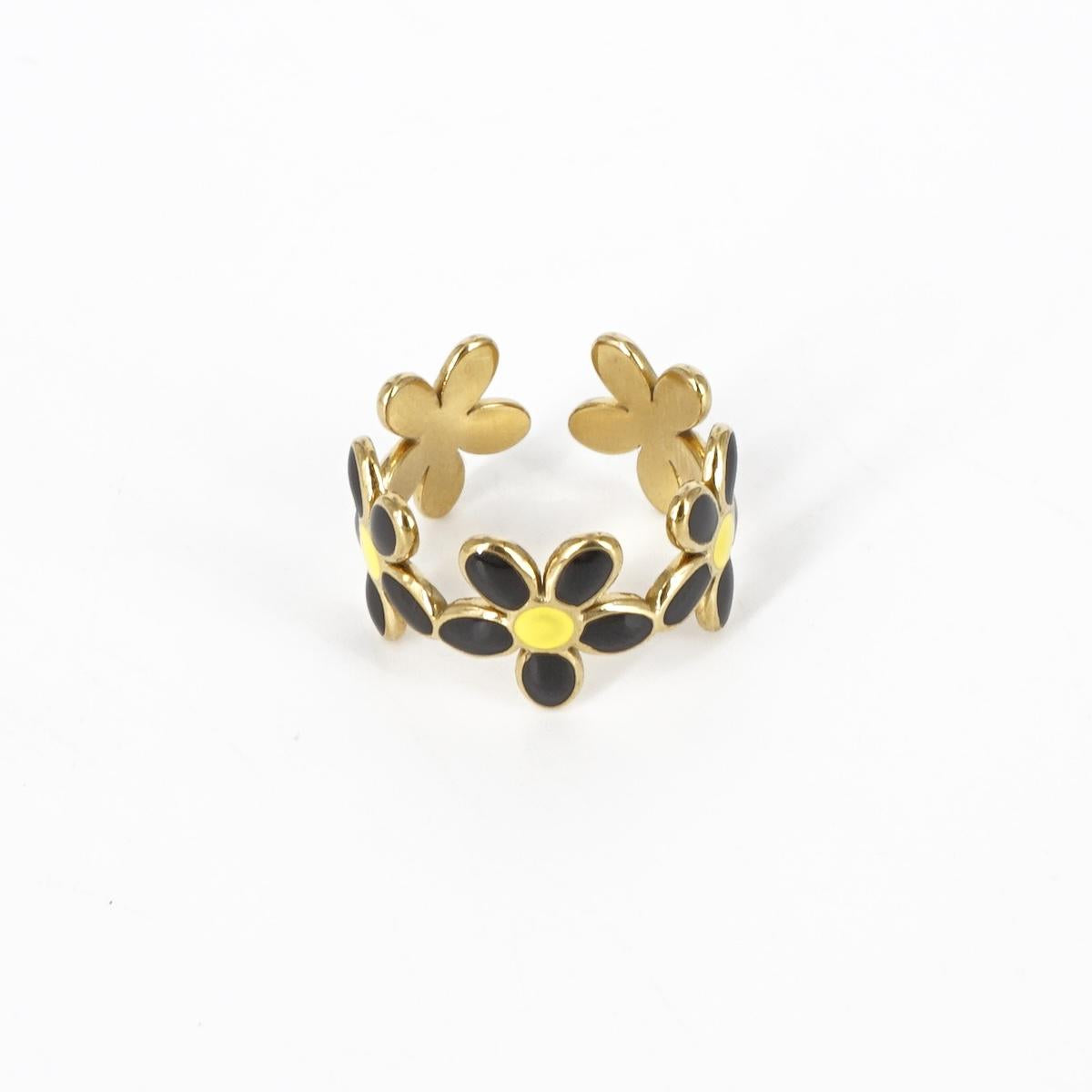 Anello fascia MARGHERITE NERO ANELLO ALLURE FASCIA MARGHERITENERO SOPHIE GIOIELLI 