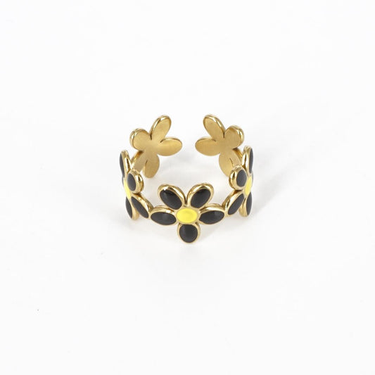 Anello fascia MARGHERITE NERO ANELLO ALLURE FASCIA MARGHERITENERO SOPHIE GIOIELLI 