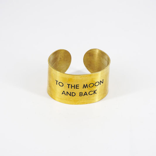 Bracciale fascia alta TO THE MOON AND BACK