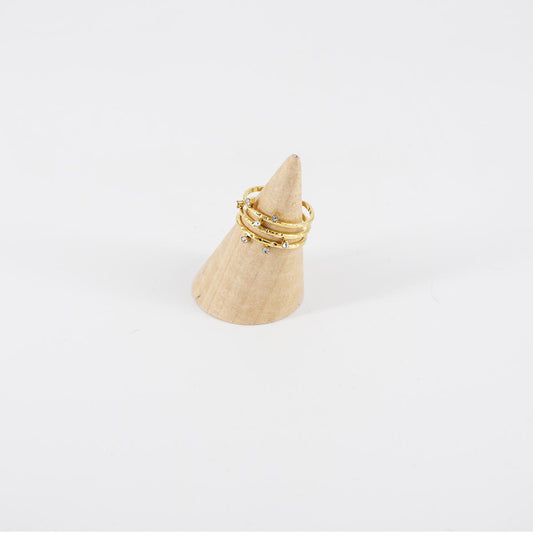 Anello MULTIFILO STRASS