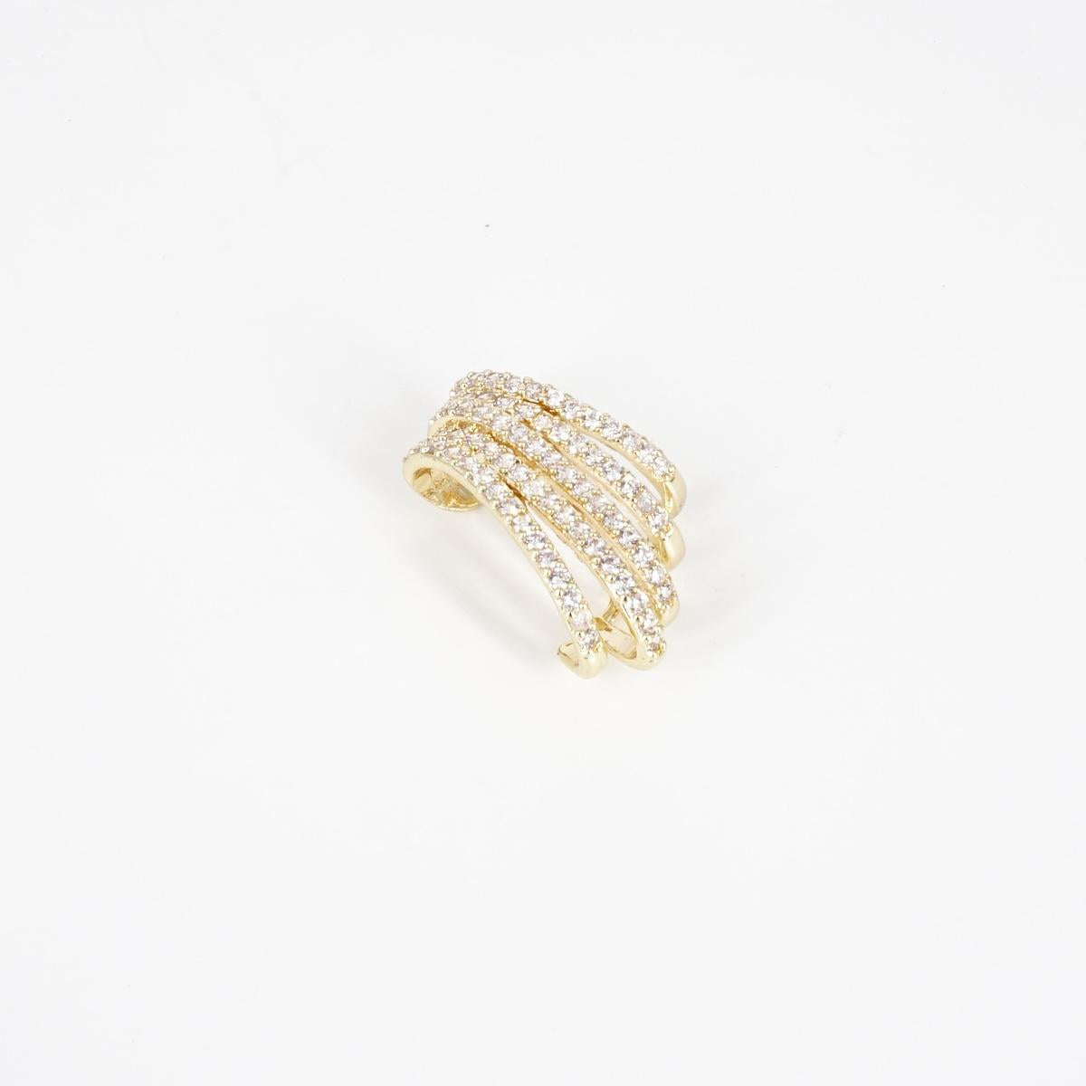 EARCUFF CASCATA ZIRCONI EARCUFF STRASS CASCATA SOPHIE GIOIELLI 