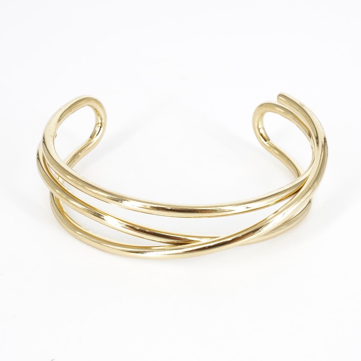 BRACCIALE RIGIDO INTRECCIO BRACCIALE RIGIDO TRE FILI INTRECCIATI  SOPHIE GIOIELLI 