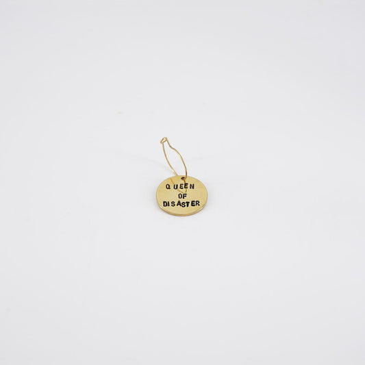 Orecchino tondo QUEEN OF DISASTER