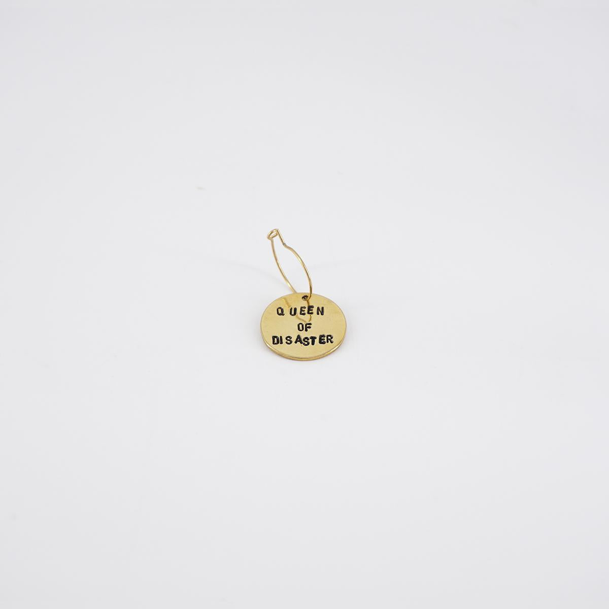 Orecchino tondo QUEEN OF DISASTER