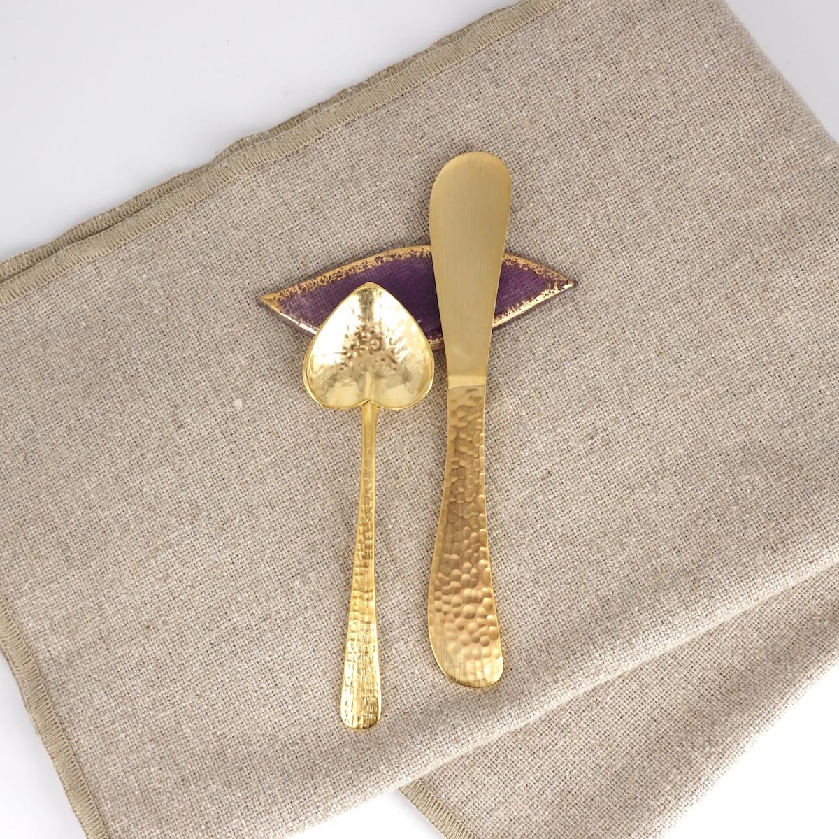 Poggiaposate FOGLIOLINA viola