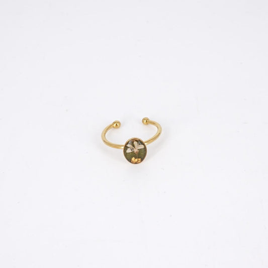 Anello basic ovale Verde chiaro ANELLO BASIC OVALE VERDE CHIARO ANNA FADDA 