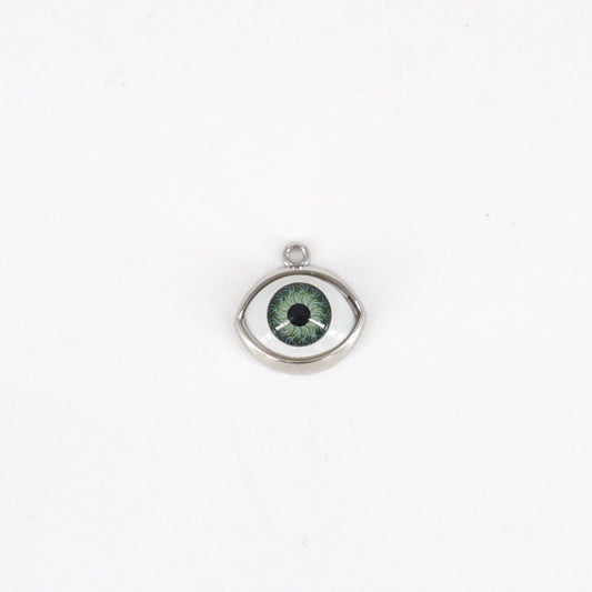 Charm OCCHIO VERDE ARGENTO