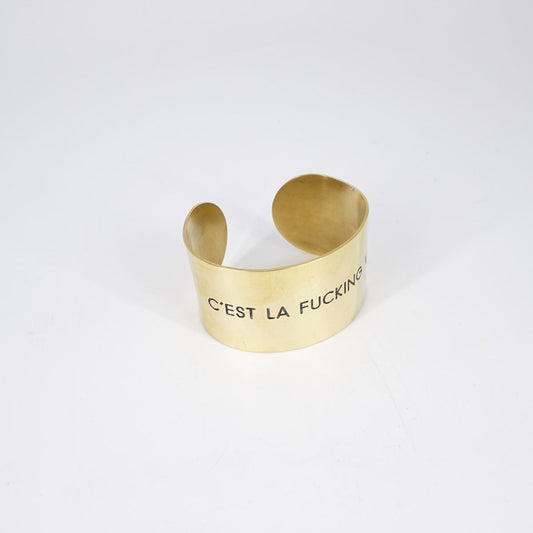 Bracciale fascia alta C'EST LA FUCKING VIE BRACCIALE ALTO CEST LA FUCKING VIE BERC SOPHIE 
