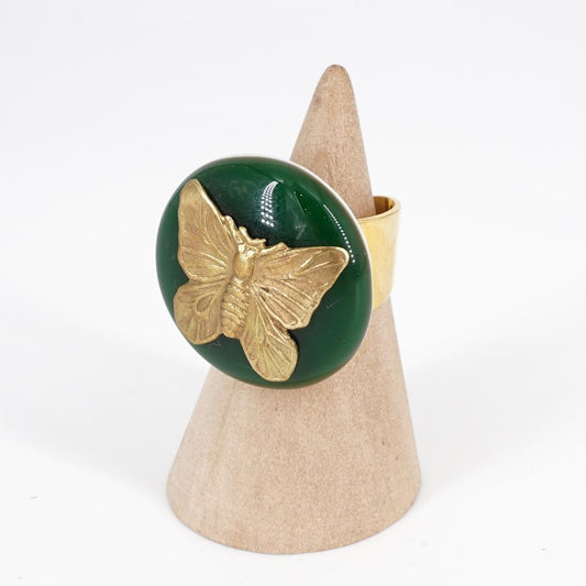 Anello charm FARFALLA GIADA