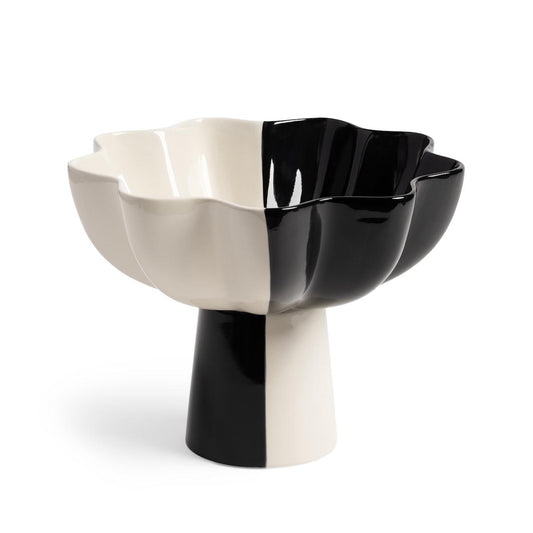 Fruttiera SOLE LARGE BIANCO E NERO FRUTTIERA SOLE LARGE BIANCO E NERO KLEVERING 