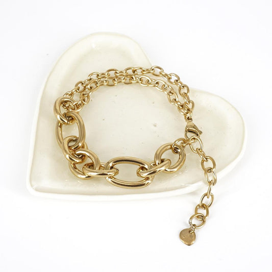 BRACCIALE CATENA MISTA