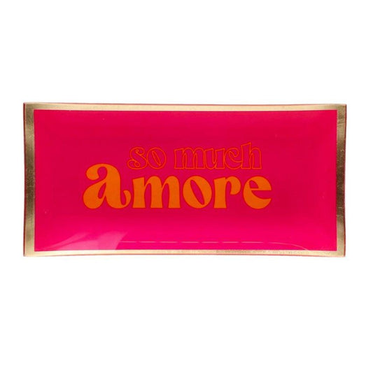 Vassoietto rettangolare SO MUCH AMORE PIATTO RETTANGOLARE LUNGO SO MUCH AMORE GIFT COMPANY 