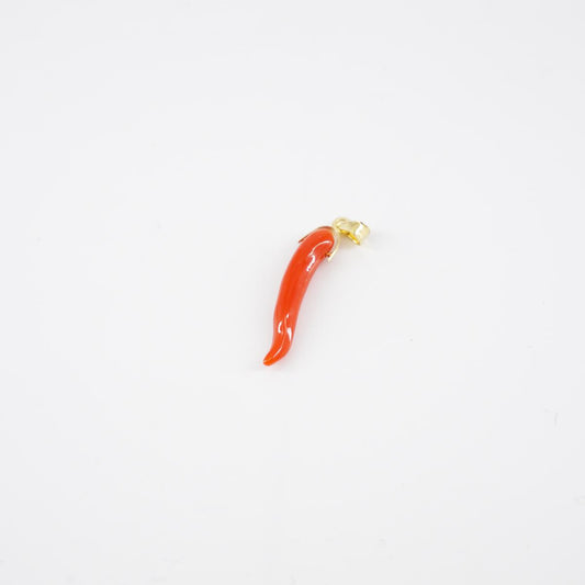 Large CORNETTO charm in coral