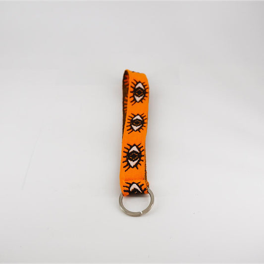 Portachiavi OCCHIETTI CORTO ARANCIO FLUO