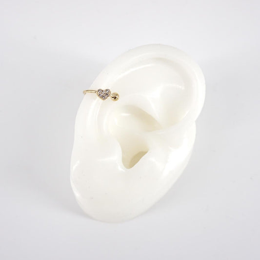 Earcuff CUORICINO STRASS