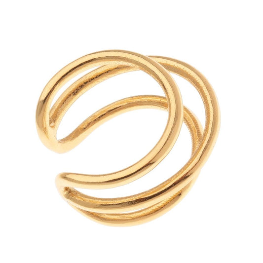 Simple three-line earcuff