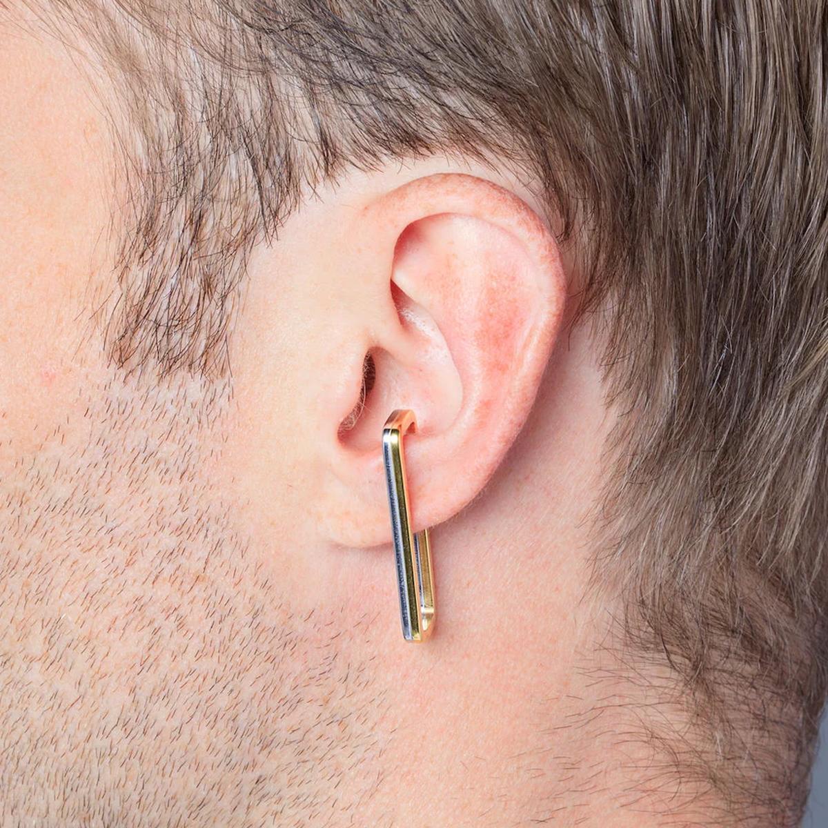 EARCUFF RETTANGOLO BICOLOR EARCUFF RETTANGOLO BICOLOR  YPARIS 