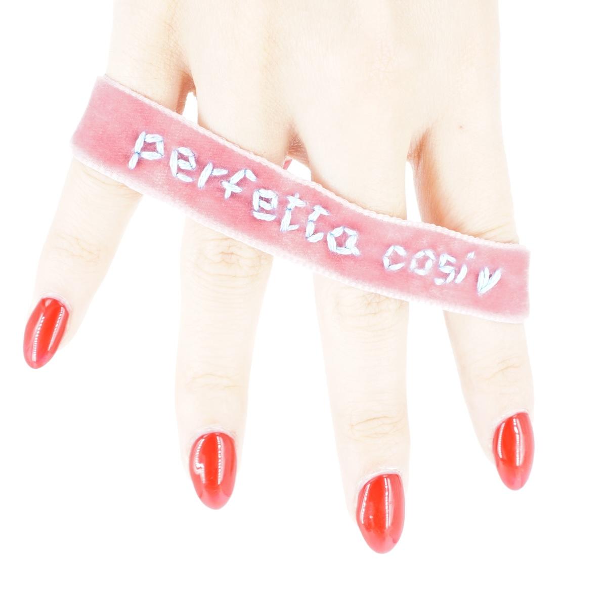 Bracciale in velluto PERFETTA COSì BRACCIALE VELLUTO PERFETTA COSÌ NOMADEA 