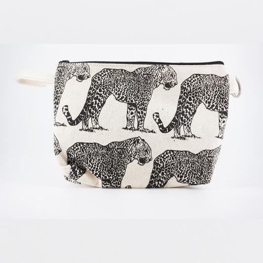 Pochette con manico leopardi