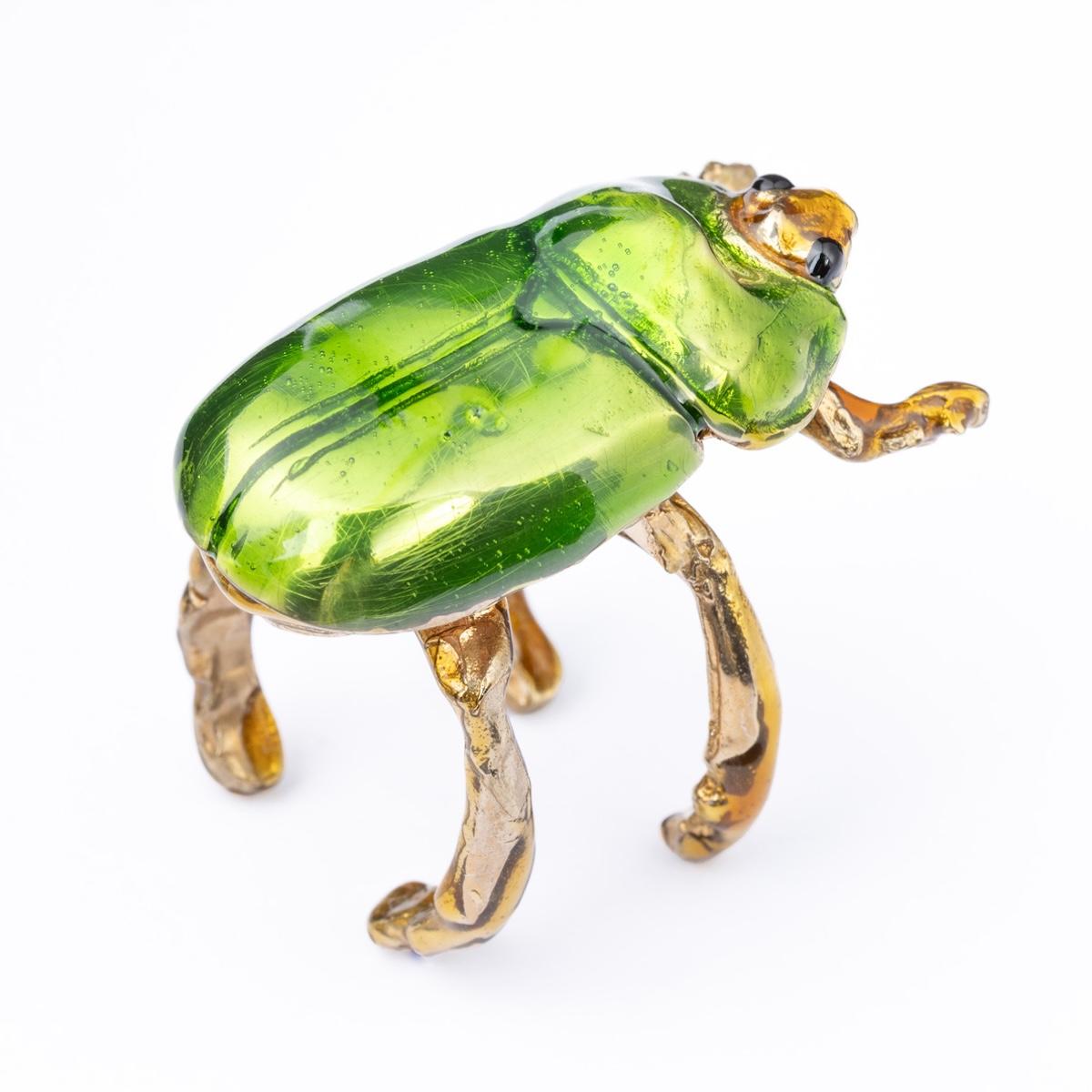 Anello SCARABEO VERDE femmina large ANELLO SCARABEO VERDE F LARGE OFFICINE904 