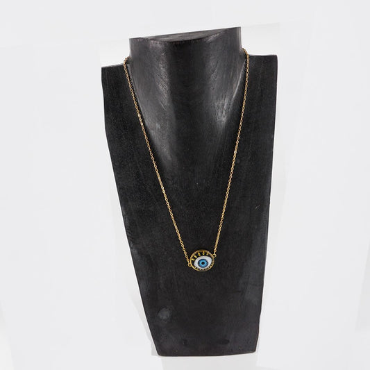 Dark Blue Eye Necklace