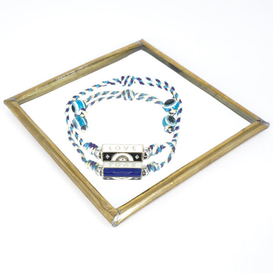 BRACCIALE CORDINO SCRIGNO LOVE BRACCIALE CORDINO SCRIGNO LOVE BLU SOPHIE GIOIELLI 