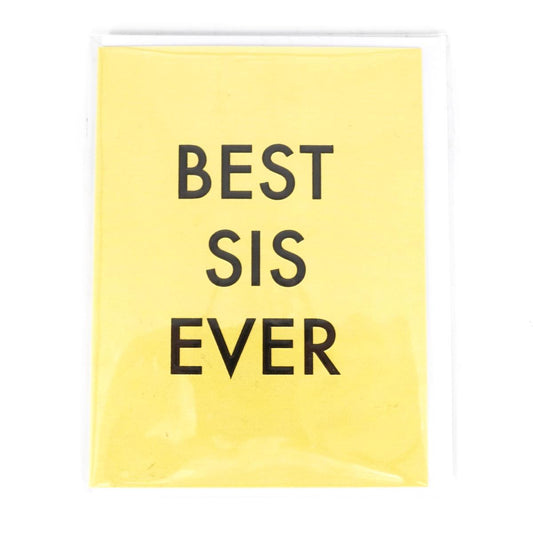 CARD BEST SIS EVER CARD BEST SIS EVER  BLUEQ 