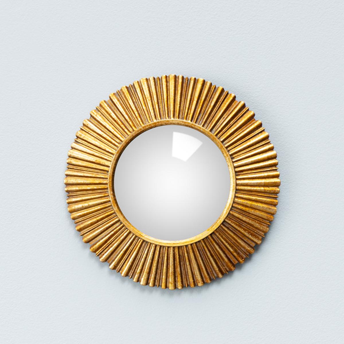Convex mirror GOLDEN RAYS large