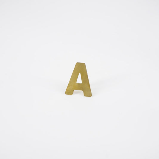 Decorative nail letter A