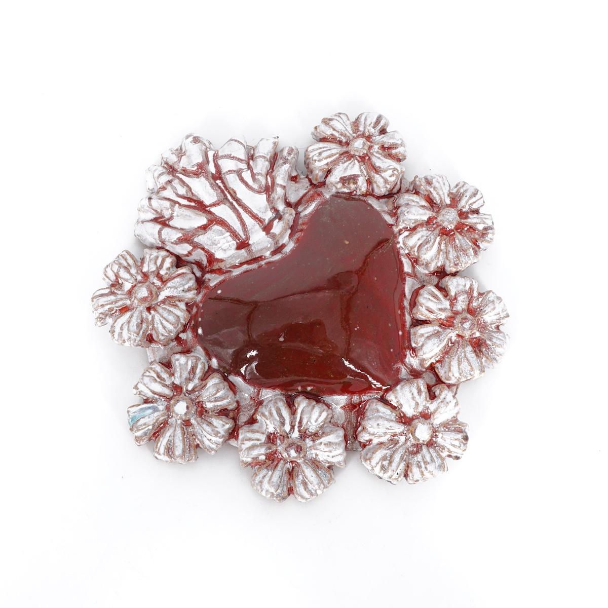 Exvoto mini MARGHERITE BIANCO E BORDEAUX EXVOTO MINI MARGHERITE BIANCO/BORDEAUX FRATANTONI 