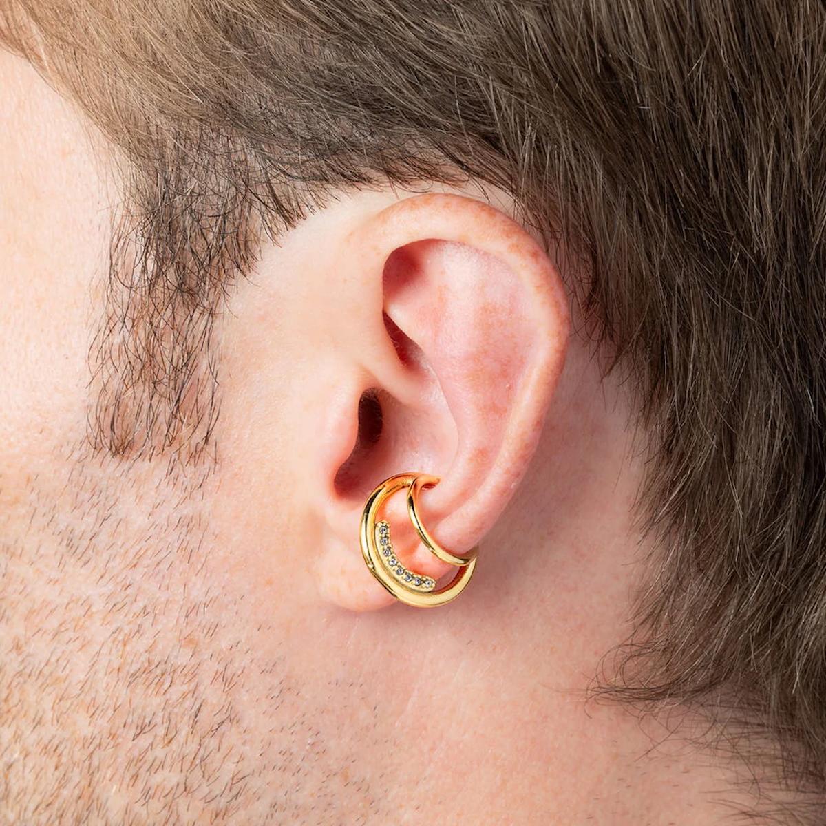 EARCUFF DOPPIO ZIRCONE EARCUFF DOPPIO ZIRCONE  YPARIS 