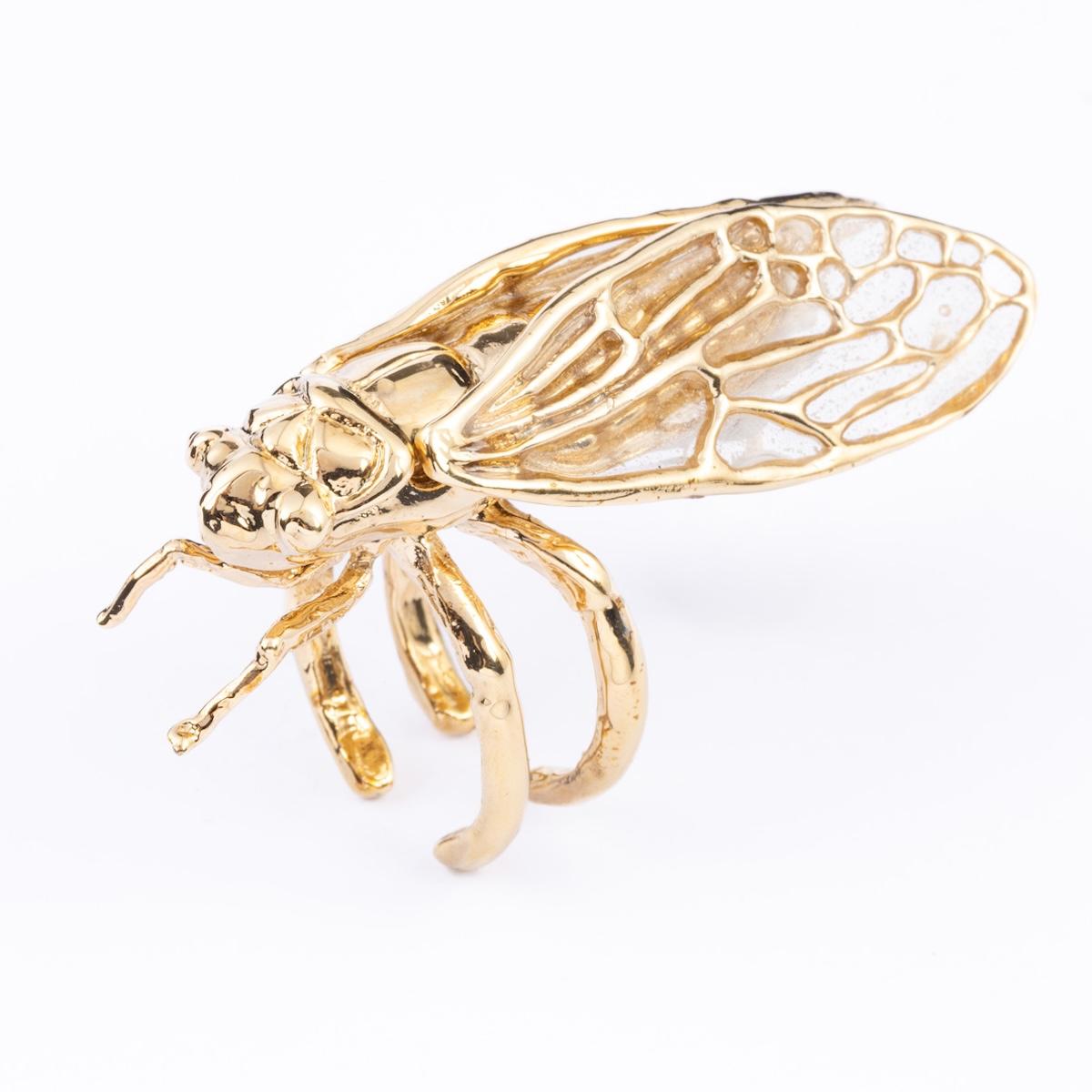 Anello CICALA ORO large ANELLO CICALA ORO LARGE OFFICINE904 