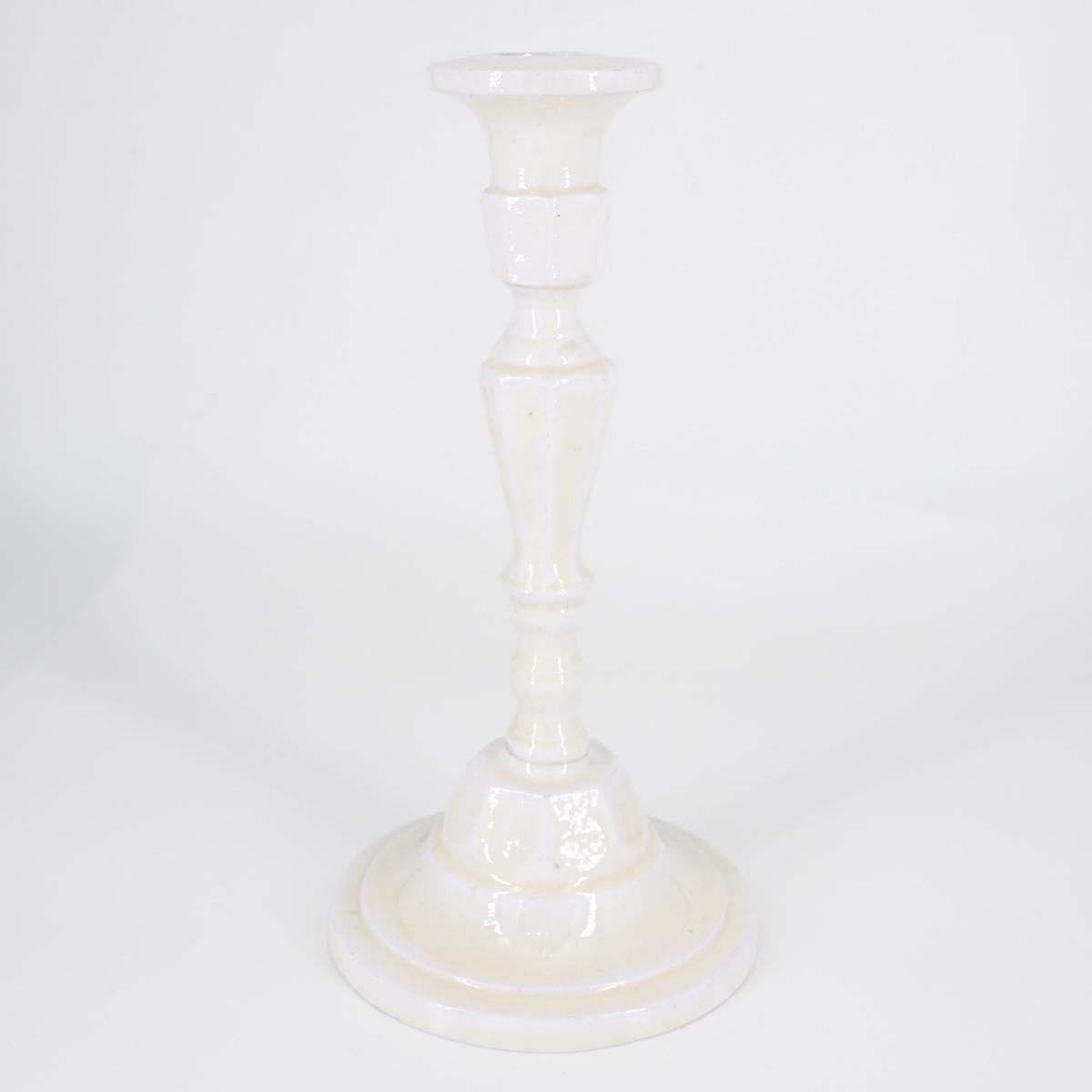 Portacandela geometrico small AVORIO