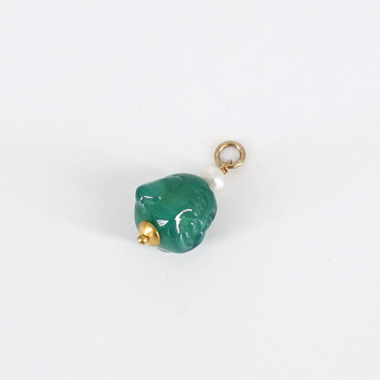 Charm BUDDHA teal